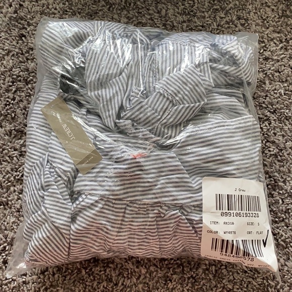 J Crew Ruffle-sleeve cotton voile dress AX318 - Picture 7 of 7